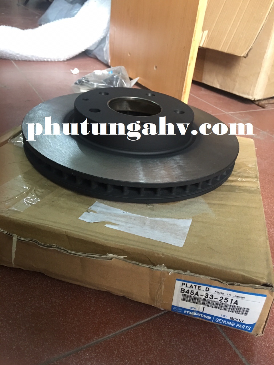 Đĩa phanh trước plate, disc Mazda 3 all new